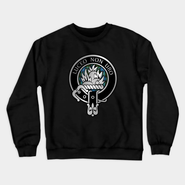 Clan MacKenzie Crest & Tartan Crewneck Sweatshirt by Taylor'd Designs
